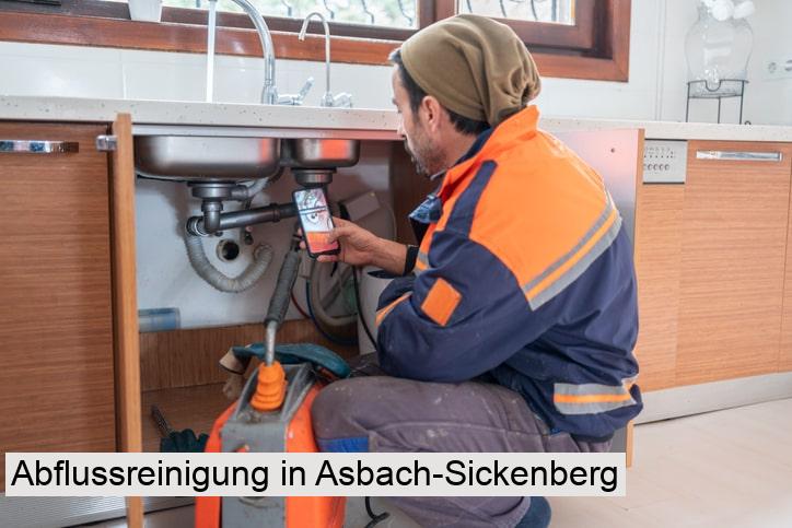 Abflussreinigung in Asbach-Sickenberg