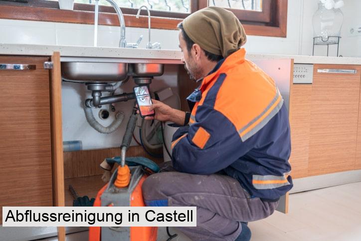Abflussreinigung in Castell