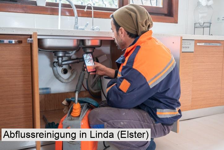 Abflussreinigung in Linda (Elster)