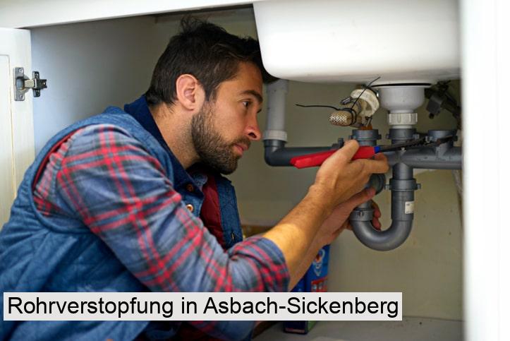 Rohrverstopfung in Asbach-Sickenberg