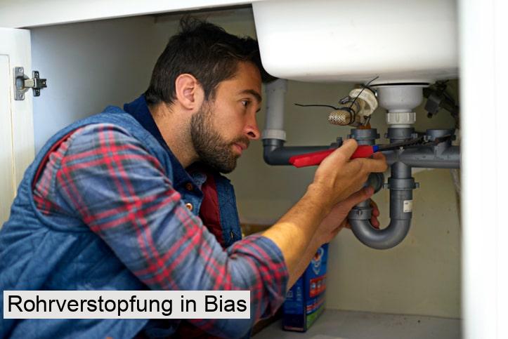 Rohrverstopfung in Bias