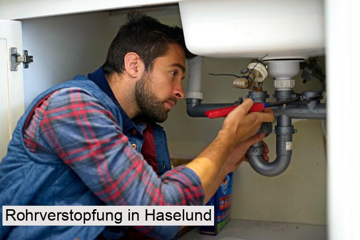 Rohrverstopfung in Haselund
