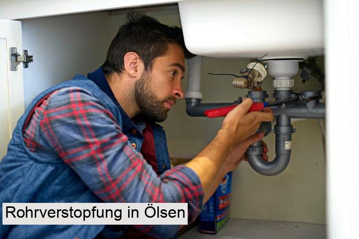 Rohrverstopfung in Ölsen