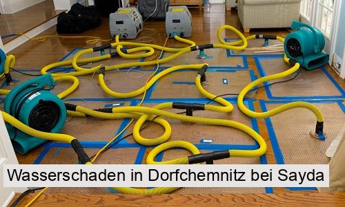 Wasserschaden in Dorfchemnitz bei Sayda